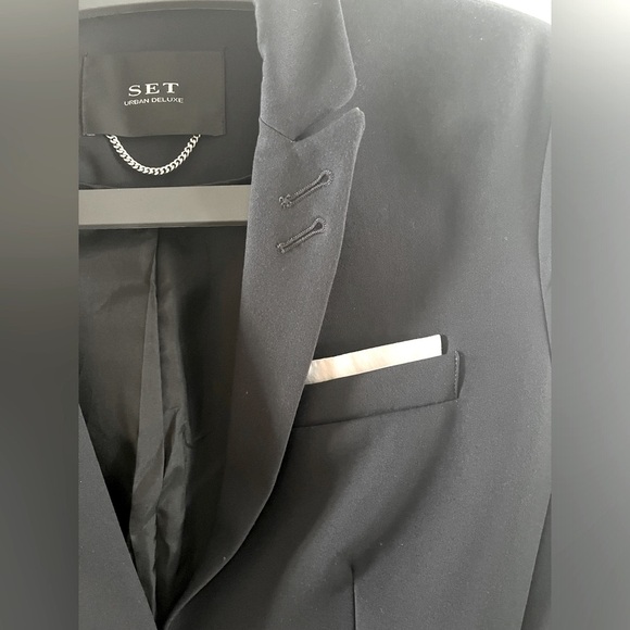 SET Perfect classic midnight blue blazer - Picture 3 of 7